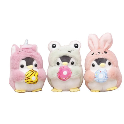 Custom Cross-Dressing Plush Stuffed Cute Soft Doll Toys Stuffed Animal Penguin Toy Key Chain Manufacturer