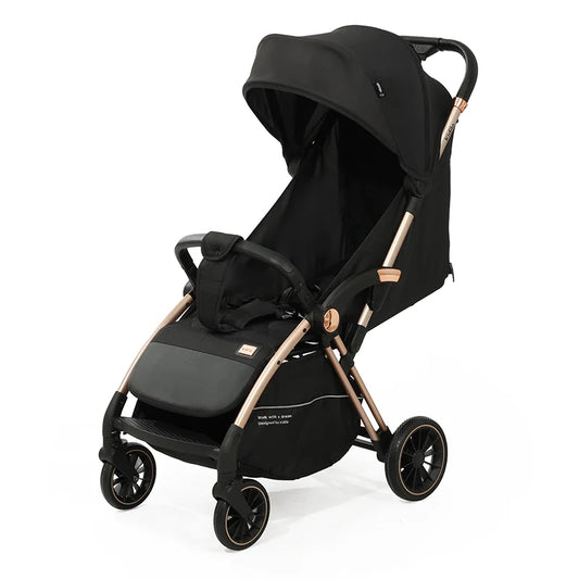 Lightweight Non-Toxic Baby Stroller for 0-3 Years Foldable Travel Stroller with Adjustable Handle Toddlers Family Trips A2