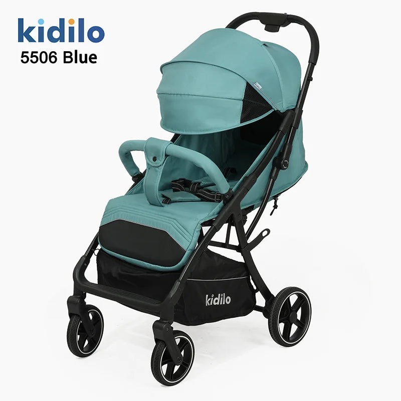 Lightweight Non-Toxic Baby Stroller for 0-3 Years Foldable Travel Stroller with Adjustable Handle Toddlers Family Trips S5506