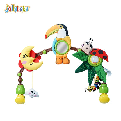 Infant Plush Animal Mobile Bed Bell Baby Newborn Educational Car Seat Crib Pram Arch Hanging Rattle Toy for Kid Toddler