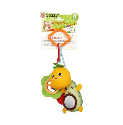 Jollybaby Customised Multifunction Ocean Fruit Shaking Ring Rattle Doll Soft Toy Hanging Bell for Babies