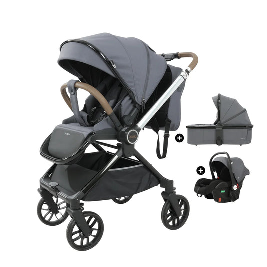 Kidilo Luxury 3 in 1 Baby Stroller Multiple Folding Wagon with Pram and Car Seat Wholesale From China Model D900 3B1