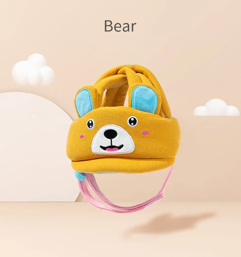 Jollybaby Toddler Head Protector Breathable Bumper Bonnet Safety Cap Baby Walker Head Helmet