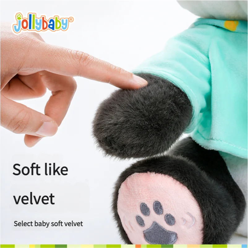 Jollybaby Kids Toddler Toys for Ages 2-4 Removable Clothing Talking Panda Repeats What You Say Interactive Plush Repeating Toy