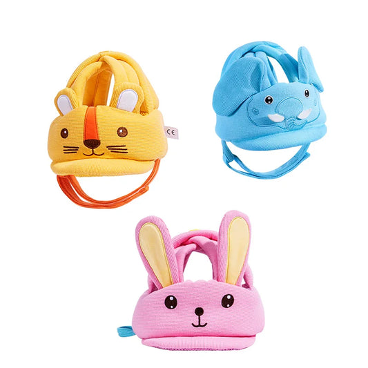 Jollybaby Toddler Head Protector Breathable Bumper Bonnet Safety Cap Baby Walker Head Helmet