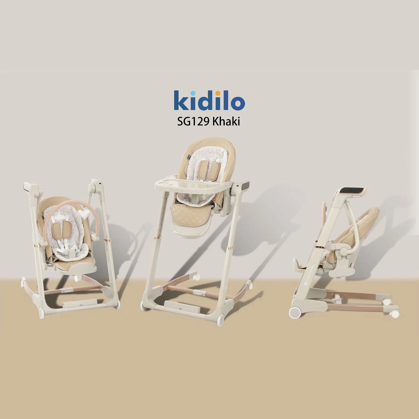 Kidilo Electric Automatic Rocking Bouncer Chair for Babies Newborn Baby Sleep Swing Cradle for 0-12 Months SG129