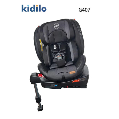Newborn 0-3 Years 360 Degree Kidilo Baby Car Seat, Infant Car Seats with ISOFIX and Support Leg for Daily Family Rides G407
