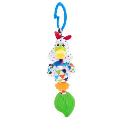 Jollybaby Colorful Soft Infant Rattle and Teether Toy Plush Animal Bed Hanging Baby Rattles Best Seller Baby Rattles Product