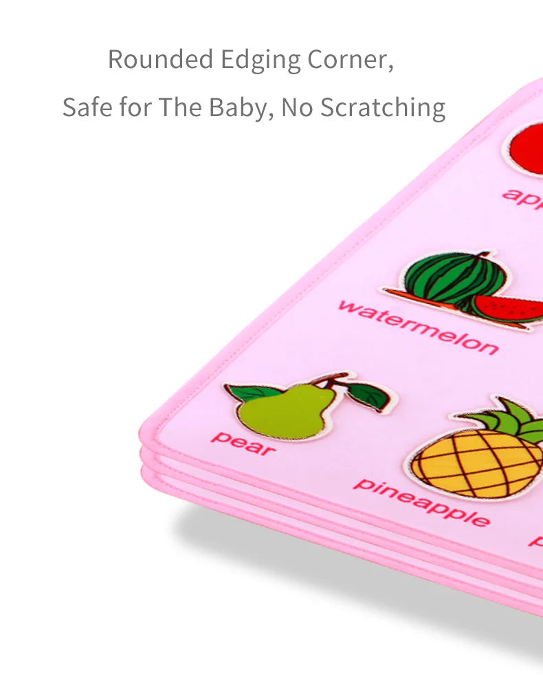 Jollybaby Soft Cloth Book for Baby Brain Development & Early Education