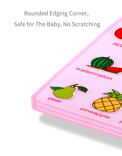 Jollybaby Soft Cloth Book for Baby Brain Development & Early Education
