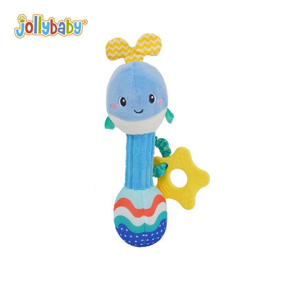 Soft Plush Baby Rattles Baby Sensory Hand Hammer Rattle Squeaker Sticks Animal Rattles Shaker for Kids