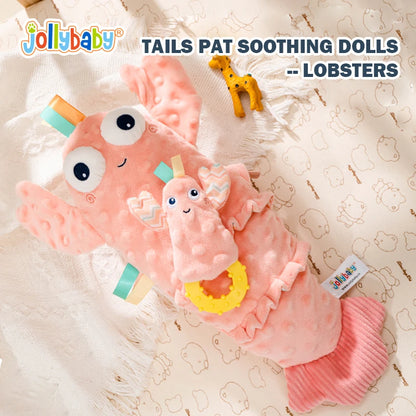 Jollybaby Manufacturer Baby Electric Soothing Toys Whale crocodile Animal Plush Toy with Wagging Tail for Sleeping Newborn Baby