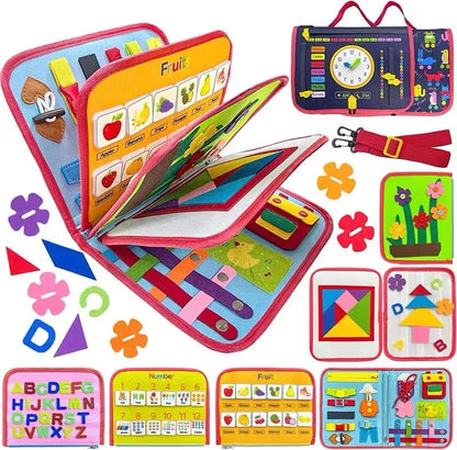Learning Montessori Busy Book Quiet Book Felt Board Manufacturer Study Basic Skills Training Baby for Kids Toddler Unisex CN;GUA
