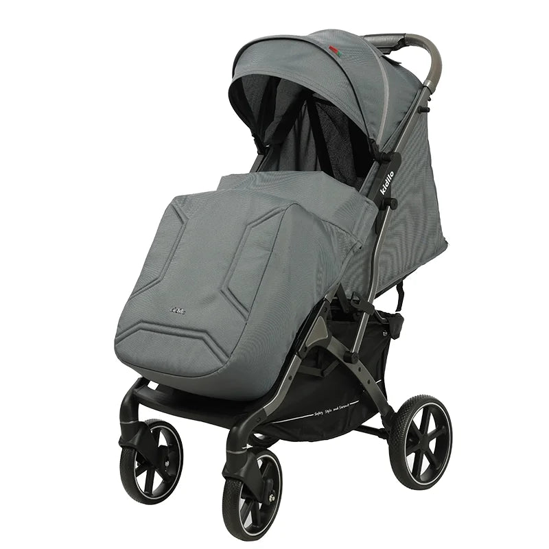 0-3 Years Foldable Kidilo Baby Stroller Lightweight Non-Toxic Travel Stroller with Adjustable Handle for Toddlers Daily Walk K6F