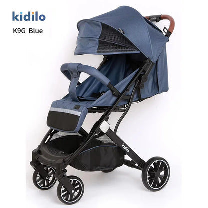 Kidilo 0-3 Years Non-Toxic Lightweight Portable Pushchair Baby Stroller Multiple Foldable for Travel Wholesale From China K9G