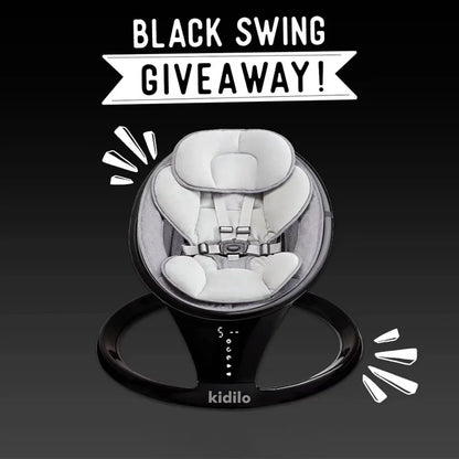 Kidilo Baby Rocking Chair Bouncer New Bor Baby Cradle Sleeping Swing Chair Electric Automatic Bed for Babies Horse Chair BB301