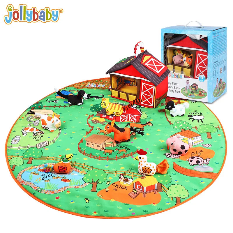 Jollybaby Developing Baby Activity Mats Gym Games Floor Carpet Funny Baby Play Mat Toys for Baby Children Kids