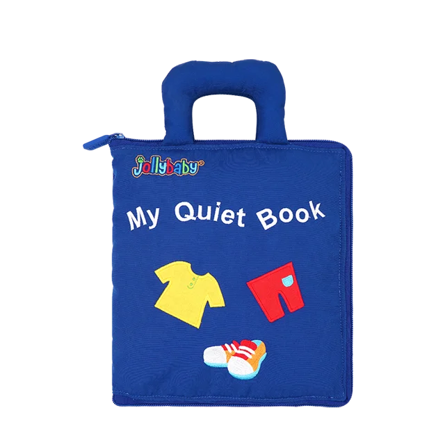 Jollybaby Montessori Busy Board Book for Toddlers Educational Quiet Activity Birthday or Christmas Gift for Boys and Girls