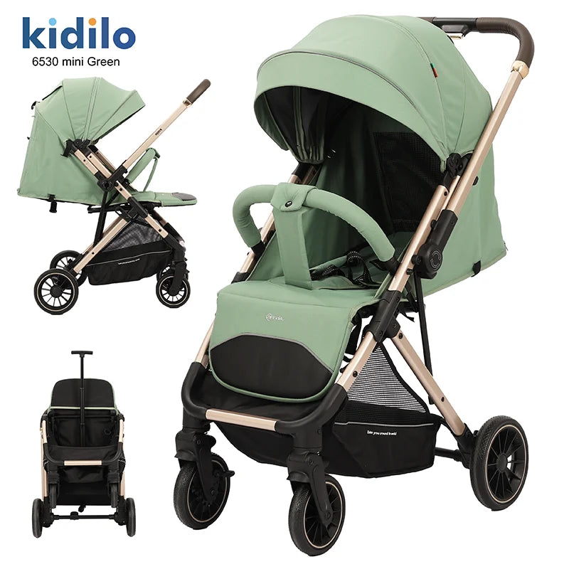 Kidilo Portable Pushchair Lightweight Prams Multiple Foldable Wagon Travel Baby Stroller for Babies Wholesale 6530 Mini