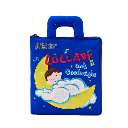 Jollybaby Customization logo Practical Skills Infant Early Educational Toys My First Book Fabric Montessori Busy Quiet Book