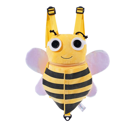 Custom Kindergarten Schoolbag Animal Safety Harness Plush Backpack with Children& Walking Leash Strap School Backpack Unisex