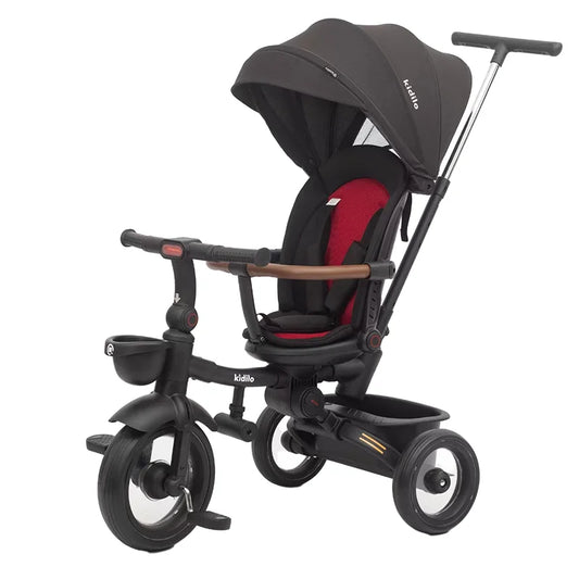 Kidilo Baby Strollers 6 Months-3 Years 3-in-1 Ride-On Push Tricycle Stroller with Push Handle for Toddler Outdoor Wholesale 3123