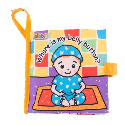 Jollybaby Soft Baby Cloth Book for Early Sensory Education & Play
