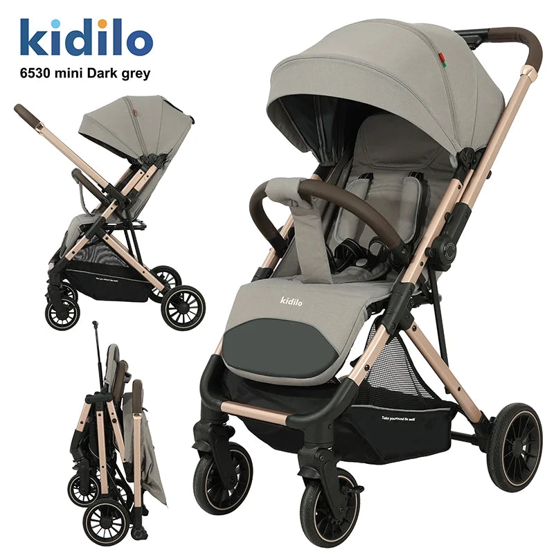 Kidilo Portable Pushchair Lightweight Prams Multiple Foldable Travel Baby Stroller for Babies Wholesale 6530 Mini Mechanical