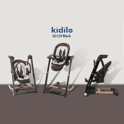 Kidilo Electric Automatic Rocking Bouncer Chair for Babies Newborn Baby Sleep Swing Cradle for 0-12 Months SG129