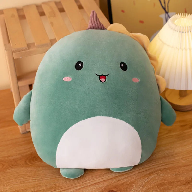 Custom Made Cartoon Squishy Plush Toy Cute Super Soft Stuffed Animal Panguin Crab Panda Dinosaur Frog Rabbit Plush Pillow