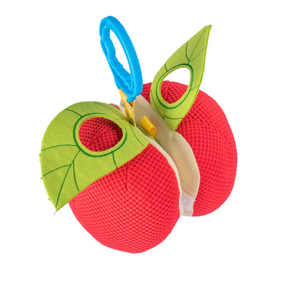 JOLLYBABY Soft Crochet Toys Pram Hanging Baby Teething Apple Fruits and Rattles Plush Soft Toy Wholesale