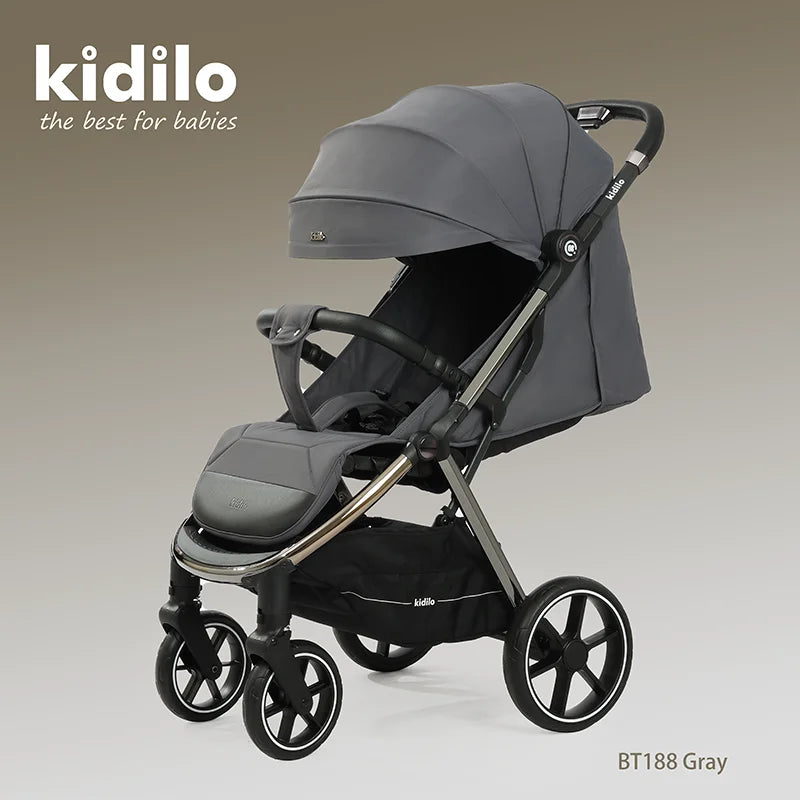 Kidilo 0-3 Years Non-Toxic Lightweight Portable Pushchair Baby Stroller Multiple Foldable for Travel Wholesale From China BT188