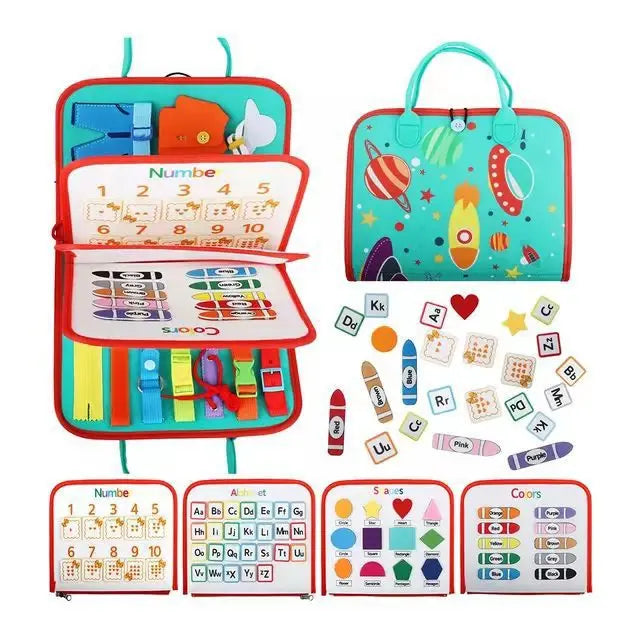 Learning Montessori Busy Book Quiet Book Felt Board Manufacturer Study Basic Skills Training Baby for Kids Toddler Unisex CN;GUA