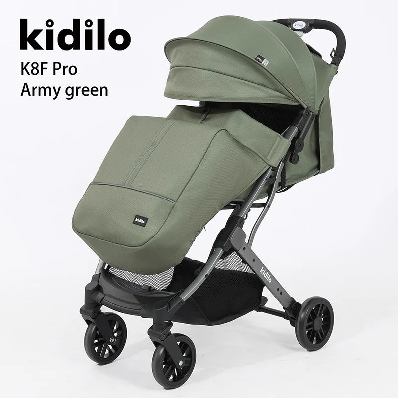 0-3 Years Baby Stroller Lightweight Non-Toxic Foldable Travel Stroller with Adjustable Handle for Toddlers Family Trips K8F Pro