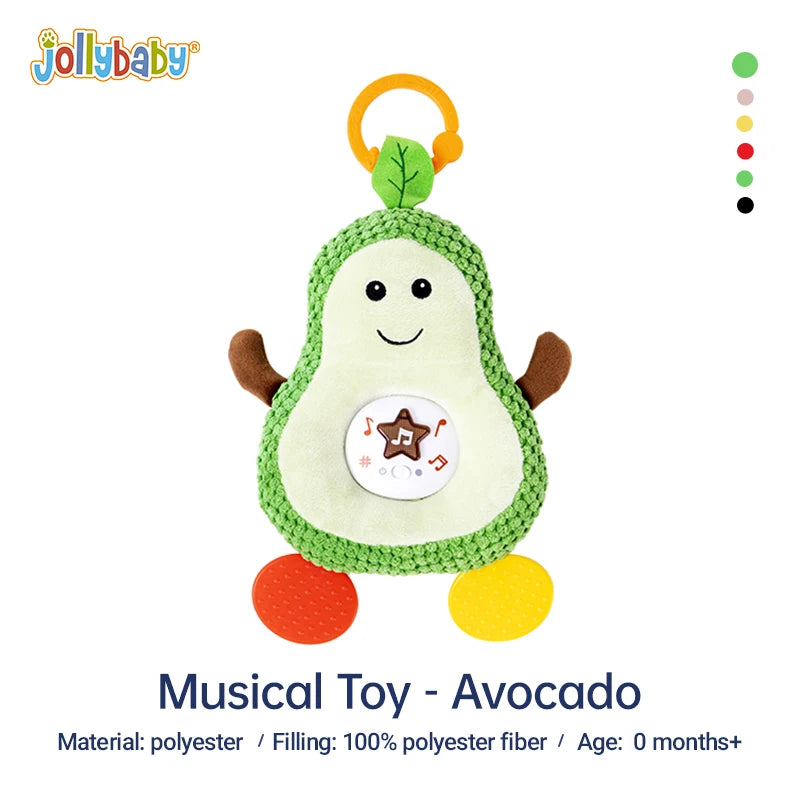 JOLLYBABY Customized LED Musical Stuffed Animals Light up Plush Toy Animated Soothe Birthday Gifts Gift Box Mouse Unisex Yellow