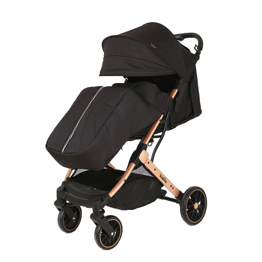 Non-Toxic Lightweight Baby Stroller for 0-3 Years Foldable Travel Stroller with Adjustable Handle for Toddlers Daily Walks K10FG
