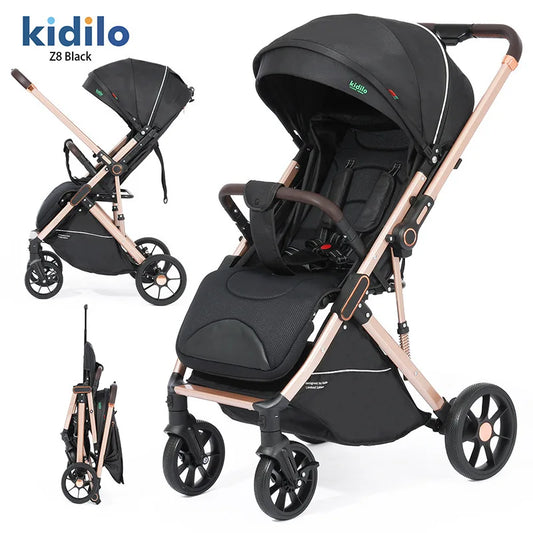 Kidilo Lightweight Portable Foldable Baby Stroller Multiple Pushchair Wagon Travel for Babies Wholesale From China Z8