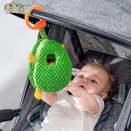 Jollybaby Baby Car Seat Stroller Avocado Hanging Toys Cloth Books Custom Gift Toys Set for Baby 0-18 Months