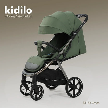 Kidilo 0-3 Years Non-Toxic Lightweight Portable Pushchair Baby Stroller Multiple Foldable for Travel Wholesale From China BT188