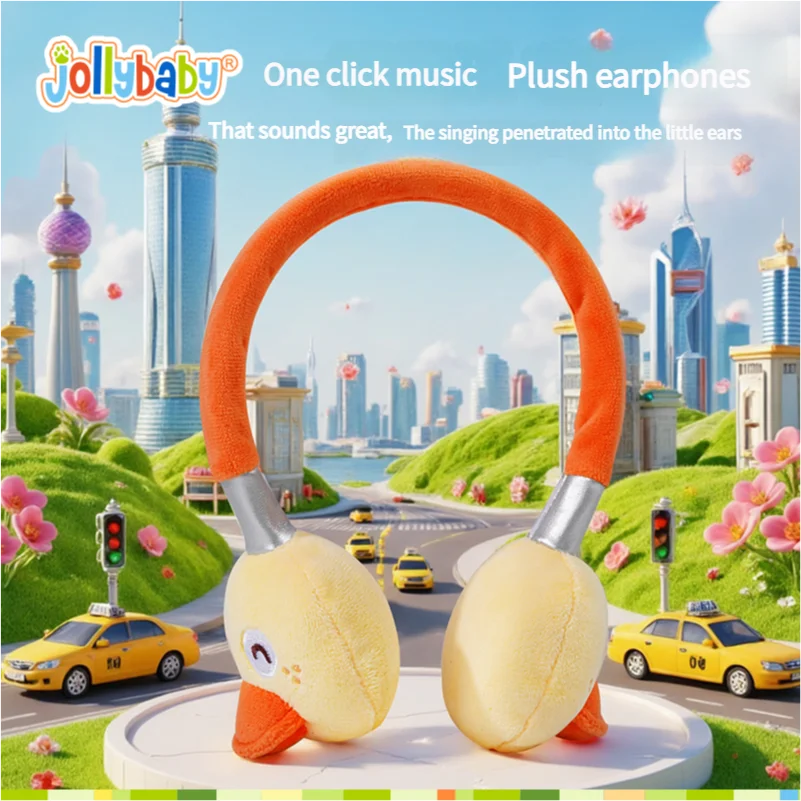 Jollybaby Interactive Sensory Toy for 0-3 Years Babies Soft Plush Early Learning Washable Non-Tearing for Pretend Play Preschool