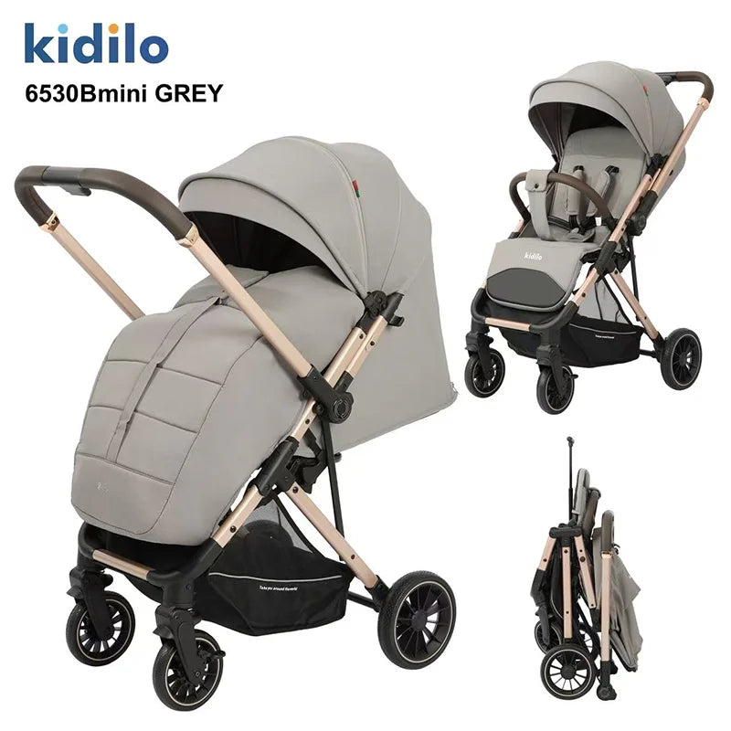 Kidilo Portable Pushchair Lightweight Prams Multiple Foldable Travel Baby Stroller for Babies Wholesale 6530b Mini Mechanical
