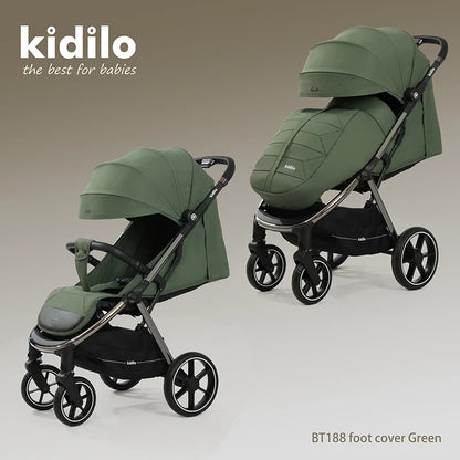 Kidilo 0-3 Years Non-Toxic Lightweight Portable Pushchair Baby Stroller Multiple Foldable for Travel Wholesale From China BT188F