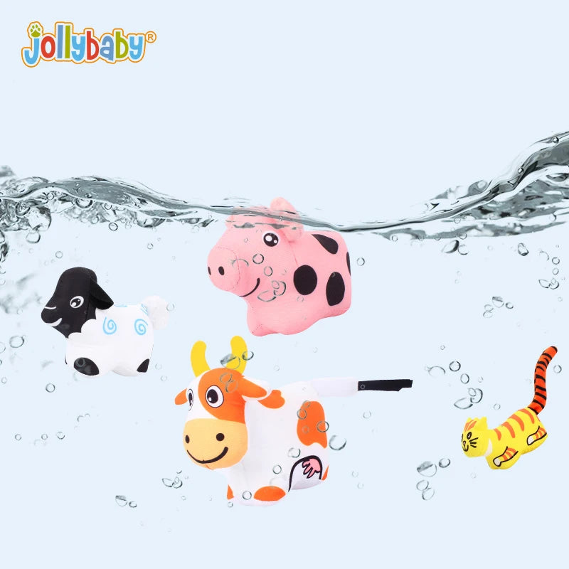 Jollybaby Newest Product Sound Making Farm Animal Dolls Play Mat