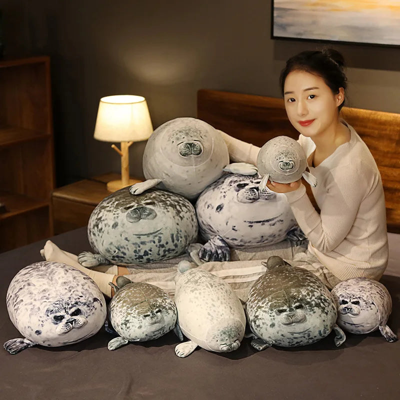 Manufacturer Sea Anime Chubby Blob Seal Pillow Cushion Ocean Animals Realistic Giant Huge Stuffed Plush Animal Toy for Adult