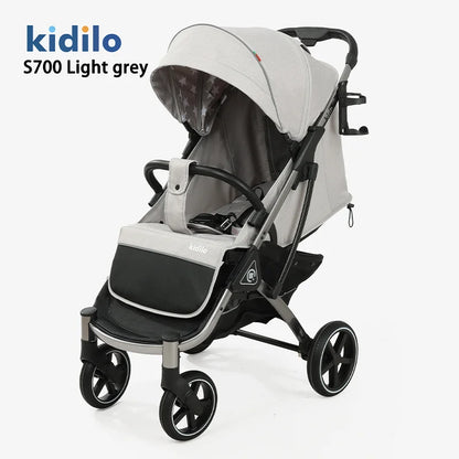 0-3 Years Baby Stroller Lightweight Non-Toxic Foldable Travel Stroller with Adjustable Handle for Toddlers Family Trips S700