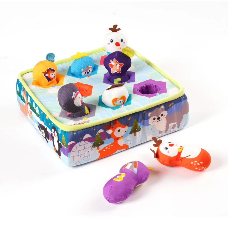 Custom Manufacturer Penguin Animal Mushroom Educational Preschool Toys Pretend Playing Toys Set for Baby Kids
