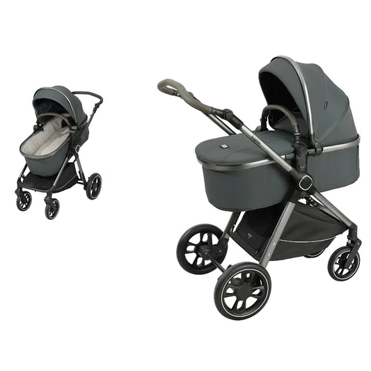 0-3 Years 3 in 1 Kidilo Baby Stroller with Car Seat, Non-Toxic Durable Foldable Travel Stroller for Toddlers Family Trips A8+C