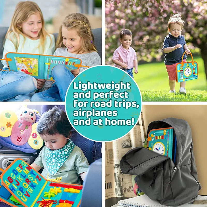 Learning Montessori Busy Book Quiet Book Felt Board Manufacturer Study Basic Skills Training Baby for Kids Toddler Unisex CN;GUA