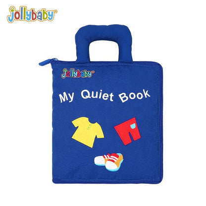 Jollybaby Custom Soft Sensory Educational Toddlers Montessori Quiet Sensory Book Felt Montessori Toys