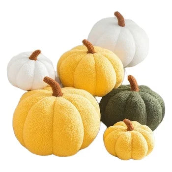 Halloween 3D Shaped Decorative Thanksgiving Pillow Soft Cute Throw Kids Toddlers Babies Stuffed Pumpkin Fluffy Plush Toy